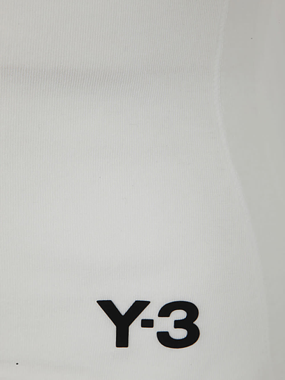 Shop Y-3 Fitted Long Sleeve Tee In Cwhite