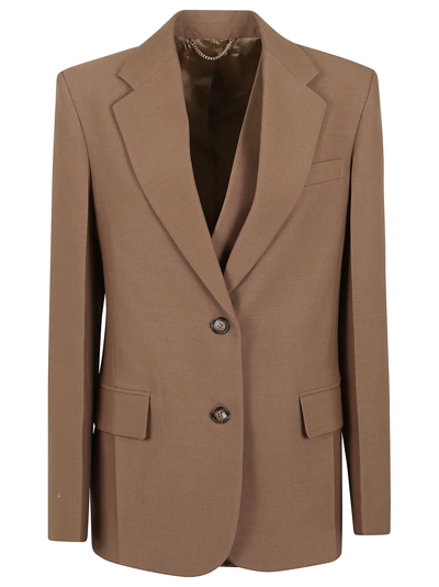 Shop Victoria Beckham Asymetric Double Layer Jacket