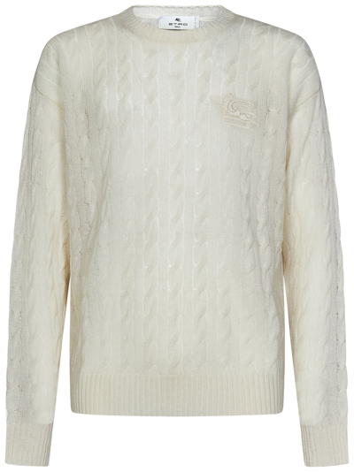 Shop Etro Sweater In Cream