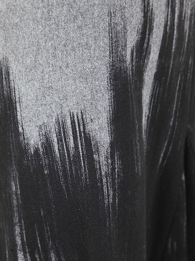 Shop Y's Y-panelled Tuck Flare Sk In Dark Grey