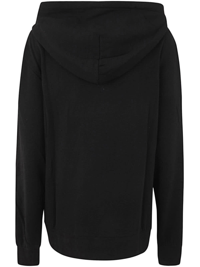 Shop Jw Anderson Anchor Embroidery Hoodie In Black