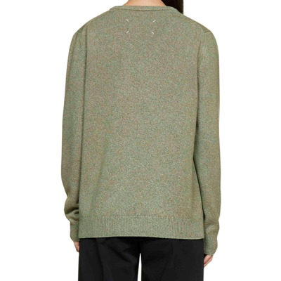 Shop Maison Margiela Wool And Cashmere Sweater In Green