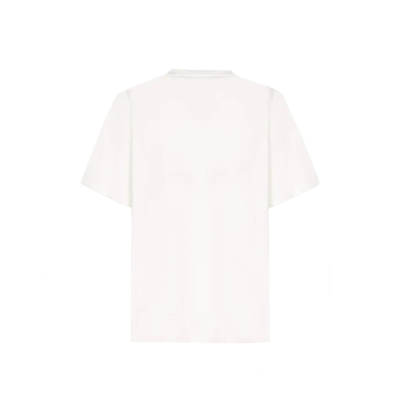 Shop Boutique Moschino Boutique Cotton Logo T-shirt In White
