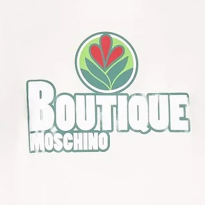 Shop Boutique Moschino Boutique Cotton Logo T-shirt In White