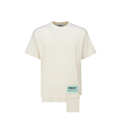 Shop Ambush Cotton Logo T-shirt In White