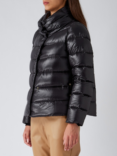 Herno Cappa Down Jacket In Nero