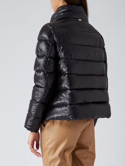 Herno Cappa Down Jacket In Nero