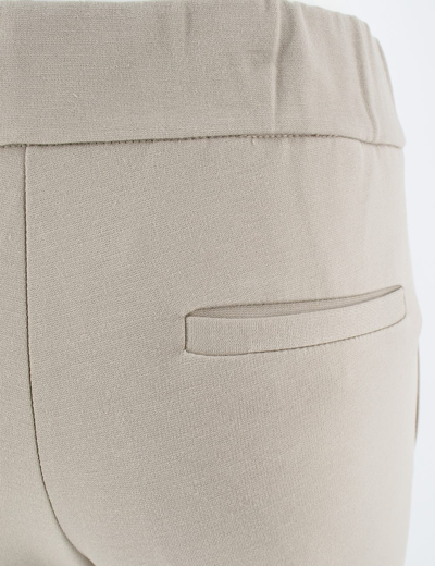 Shop Le Tricot Perugia Trousers In Taupe