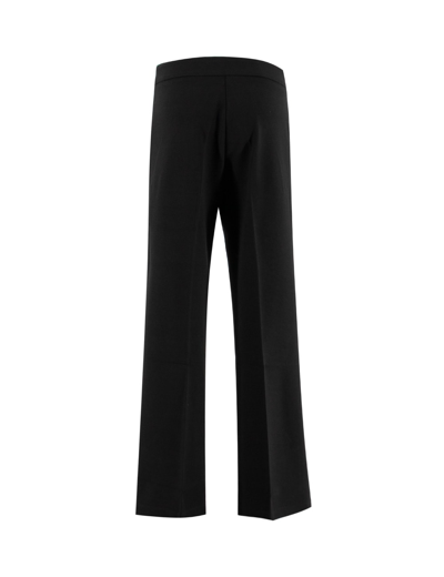 Shop Le Tricot Perugia Trousers In Black