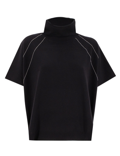 Shop Le Tricot Perugia Sweater In Black
