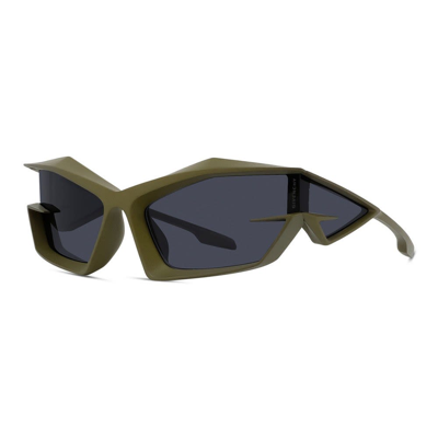 Shop Givenchy Sunglasses In Kaki/grigio