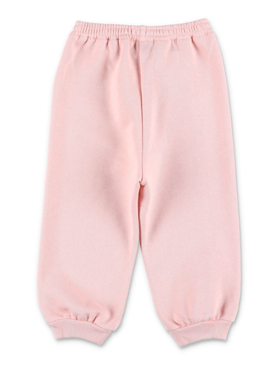 Shop Gucci Baby Jogging Trousers In Rose