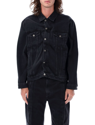 Shop Y/project Wire Denim Jacket In Black
