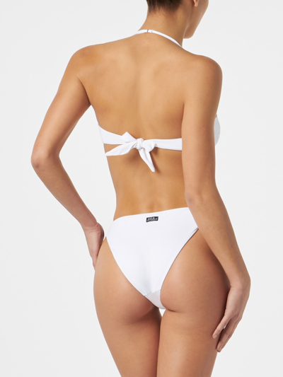 Mc2 Saint Barth White Woman Cheeky Swim Briefs In White