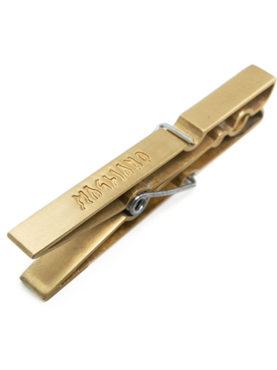 Shop Magliano Logo-engraved Money Clip In Gold