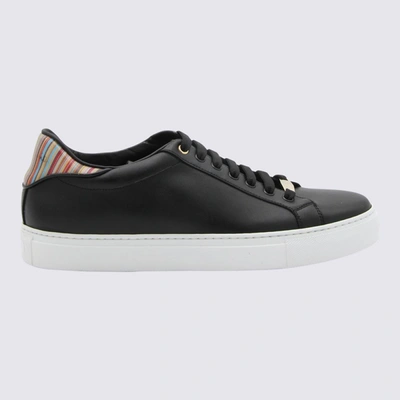 Shop Paul Smith Black Leather Beck Sneakers