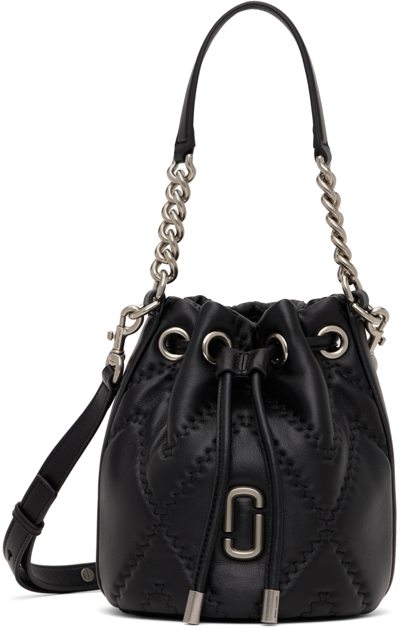 Shop Marc Jacobs Black 'the Bucket' Bag In 001 Black