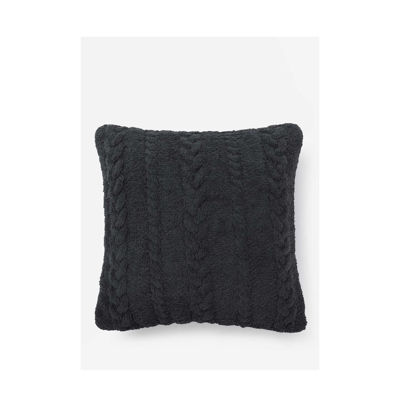 Shop Sunday Citizen Braided Decorative Pillow, 20" X 20" In Black