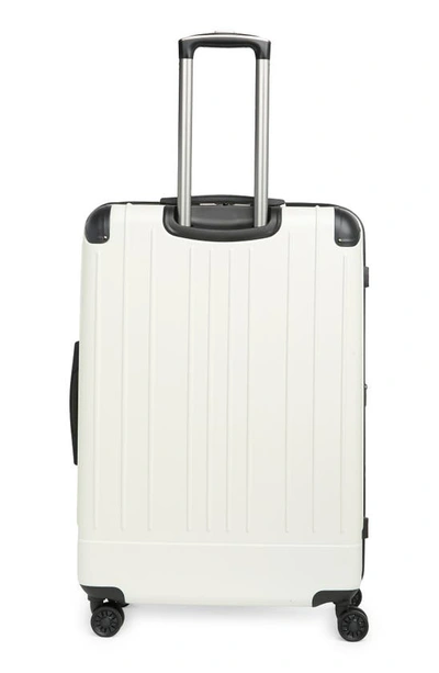 Kenneth Cole Flying Axis 28" Hardside Spinner Luggage In Coconut White