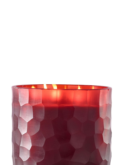 Onno Large Circle Manyara-scent Candle (2800g) In Red