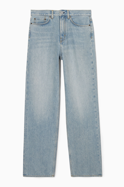 Shop Cos Column Jeans - Straight In Blue