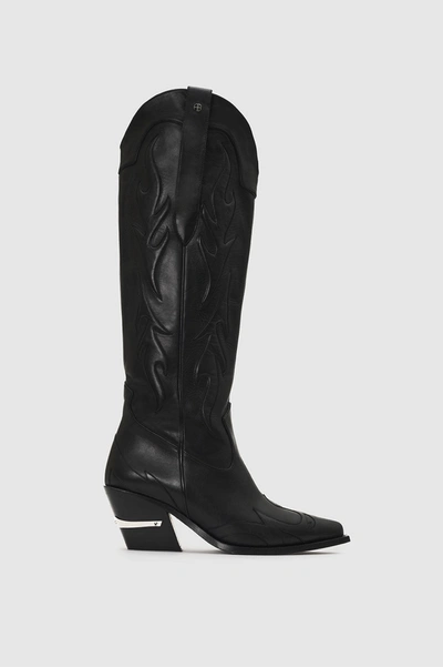 Shop Anine Bing Tall Tania Boots In Black Western