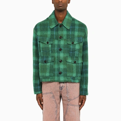 Shop Andersson Bell | Green Wool Short Jacket