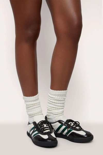 Danielle Guizio Ny Slouchy Socks In Cream
