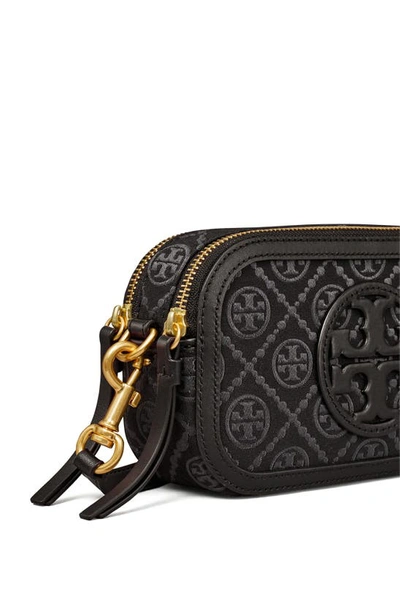 Shop Tory Burch Mini T Monogram Crossbody Bag In Black