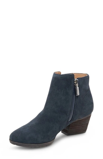 Shop Blondo Valli 2.0 Waterproof Bootie In Navy Nubuck