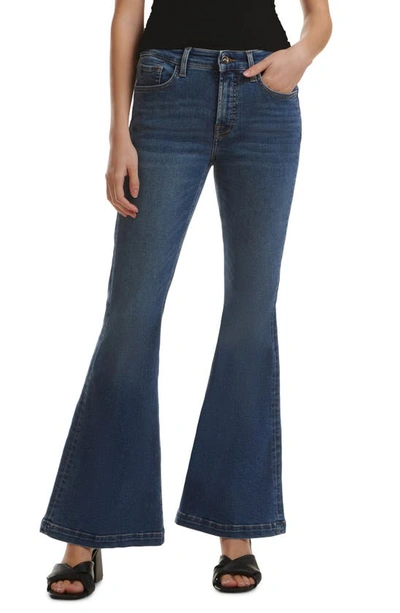 Shop Jen7 By 7 For All Mankind Mid Rise Ultra Flare Jeans In Brynn