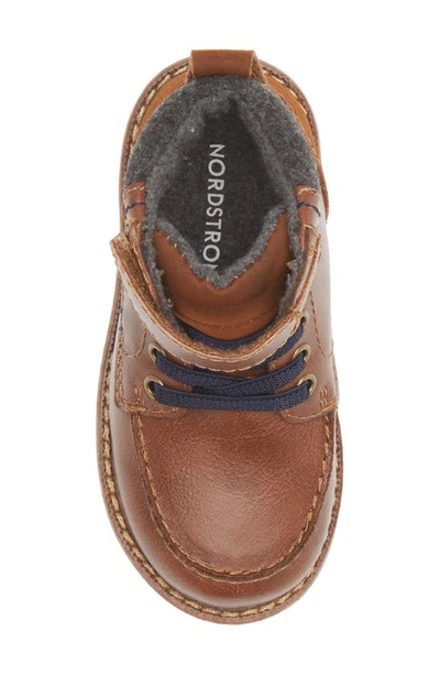 Nordstrom Kids' Kolton Zip Boot In Brown