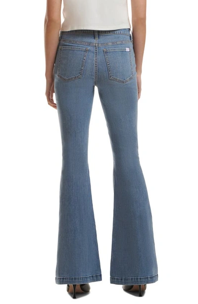 Shop Jen7 By 7 For All Mankind Ultra Flare Jeans In Danica Broken Twill