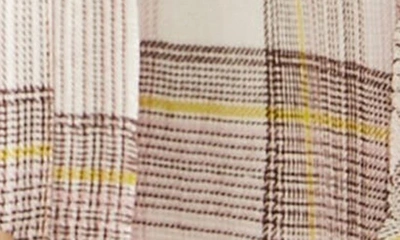 Free People Fallin' For Flannel Oversize Pajama Shirt In Olay And Gren Combo