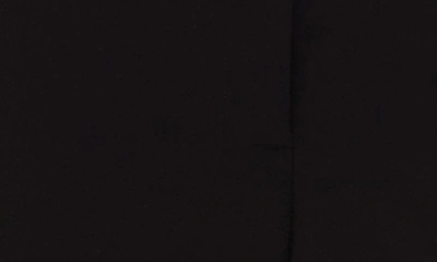 Halogen Elastic Back Wide Leg Trousers In Rich Black