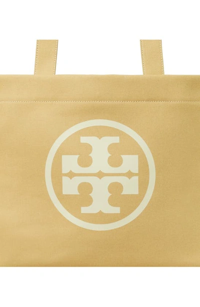 Tory Burch Ella Canvas Tote In Hickory