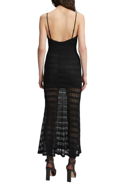 Shop Bardot Flynn Lace Midi Dress In Black