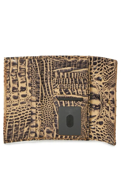 Brahmin Cordelia Croc Embossed Wallet In Pastry