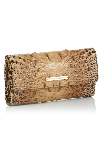 Brahmin Cordelia Croc Embossed Wallet In Pastry