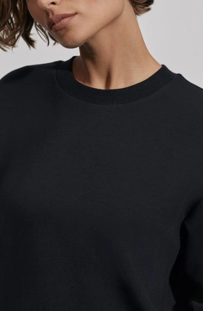 Shop Varley Charter Oversize Sweatshirt In Black