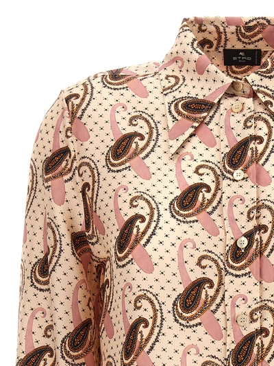 Shop Etro All Over Print Shirt Shirt, Blouse In Multicolor