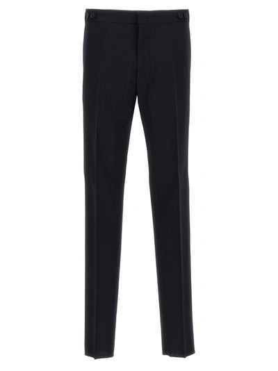 Dsquared2 Pinstripe-pattern Three-piece Suit In Black