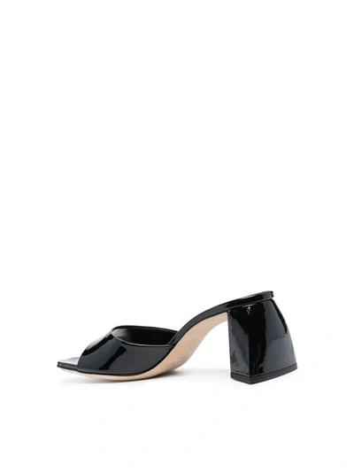 Shop By Far Romy Black Patent Leather Shoes