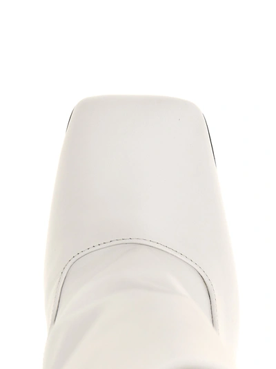 Shop Attico Sienna Boots, Ankle Boots In White