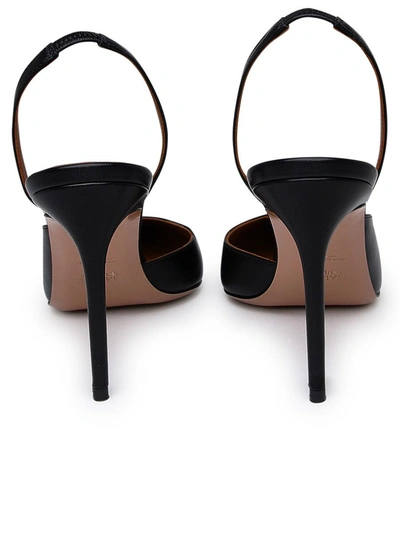 Shop Malone Souliers Gillan Black Leather Sandals