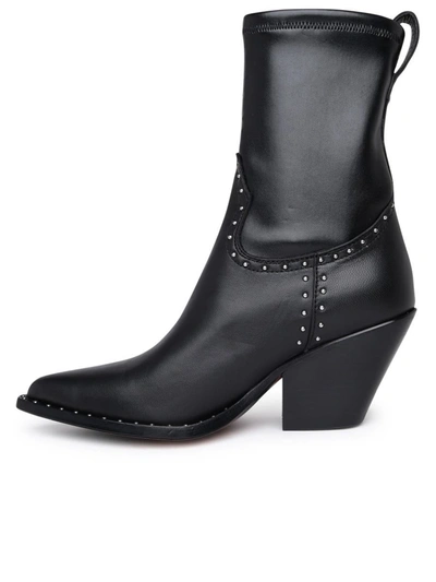 Shop Sonora Villa Hermosa Black Leather Ankle Boots