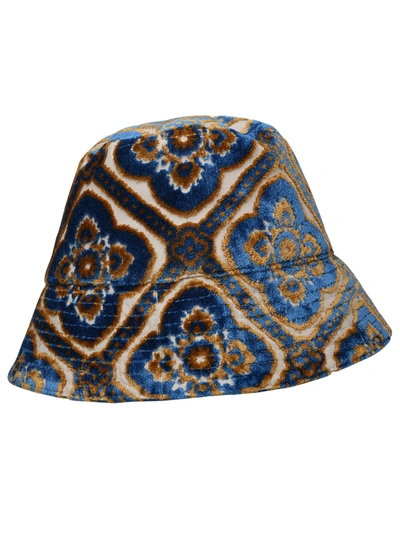 Shop Etro Woman  Multicolor Cotton Blend Hat