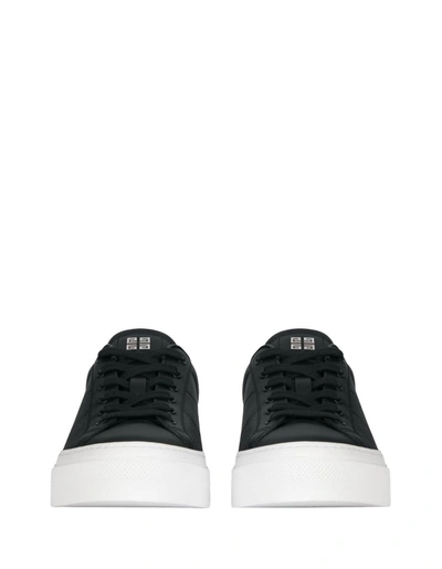 Shop Givenchy City Sport Sneakers With Printed Logo In Black