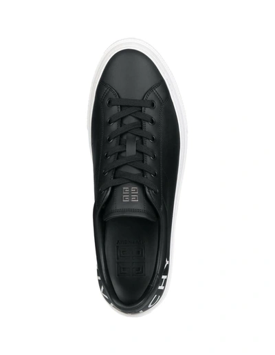 Shop Givenchy City Sport Sneakers With Printed Logo In Black