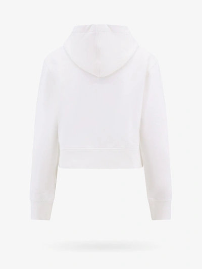 Shop Palm Angels Woman Sweatshirt Woman White Sweatshirts